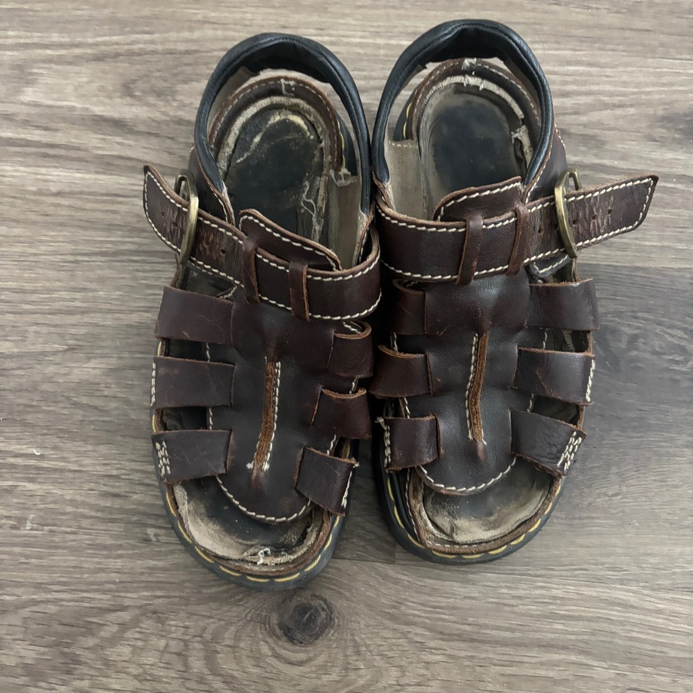 Dr. Martin Brown Sandals